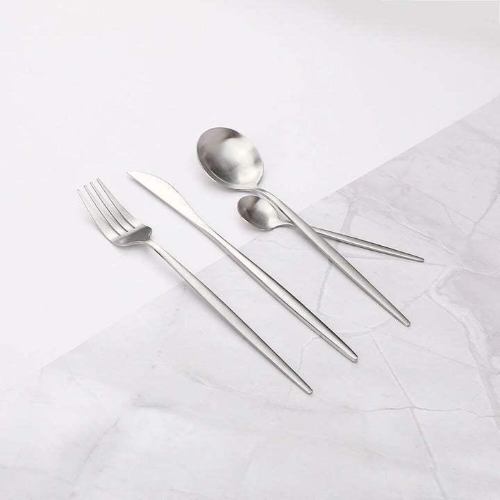 Modern Silverbestick Set