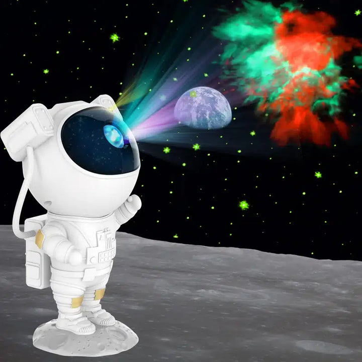 Astronaut Galaxy Projektor Flera Läge Galaxy Nattljus med Fjärrkontroll