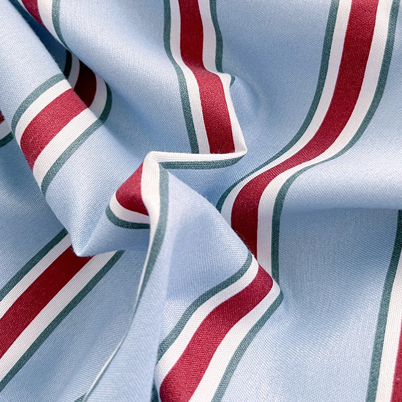 Nordiska Randiga Sängkläder Set
