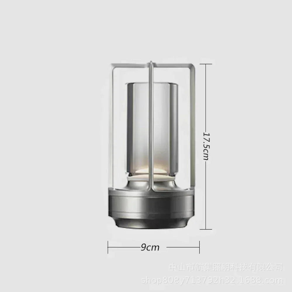 Vattentät och Portabel Kristall Bordslampa - AuroraGlow
