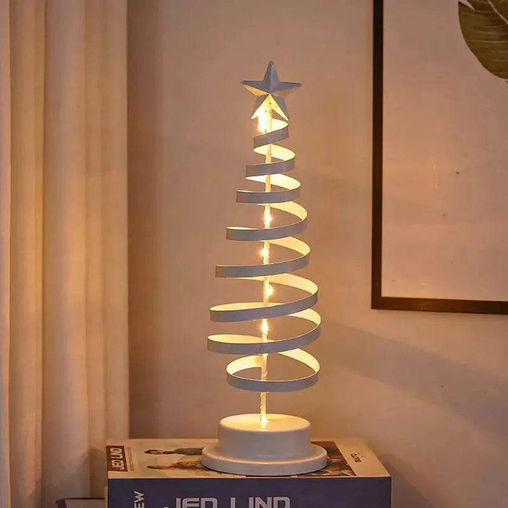 Spiral LED-ljuskälla Julgran Dekoration Nattljus Ornament
