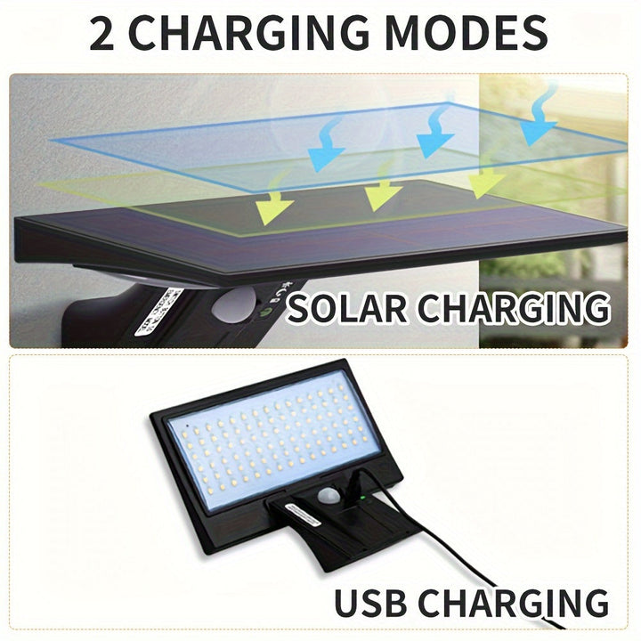 SmartSolar - Solenergi LED utomhuslampa Spotlights med rörelsesensor - en livstid av gratis ljus
