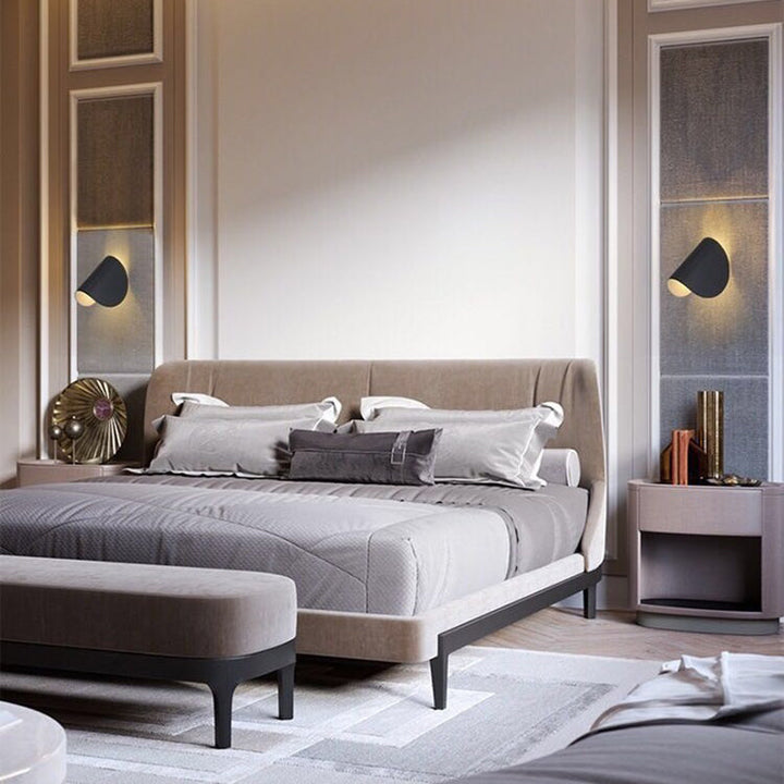 Eveline Modern Geometrisk LED Vägglampa 4 färger Inomhus/Ute Metall