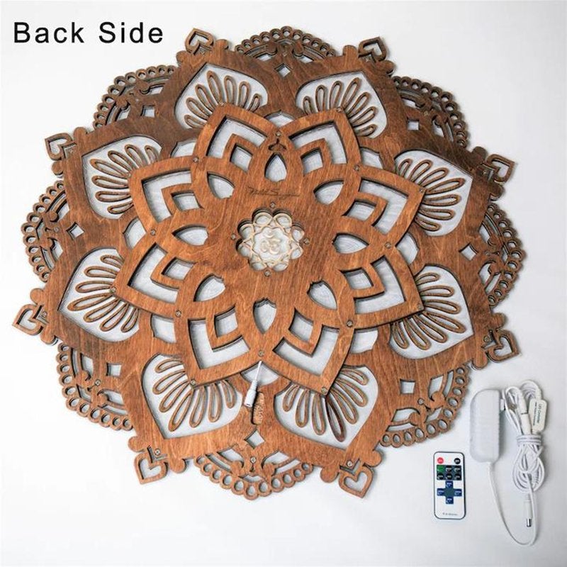 Mandala Yoga Rum Nattlampa LED