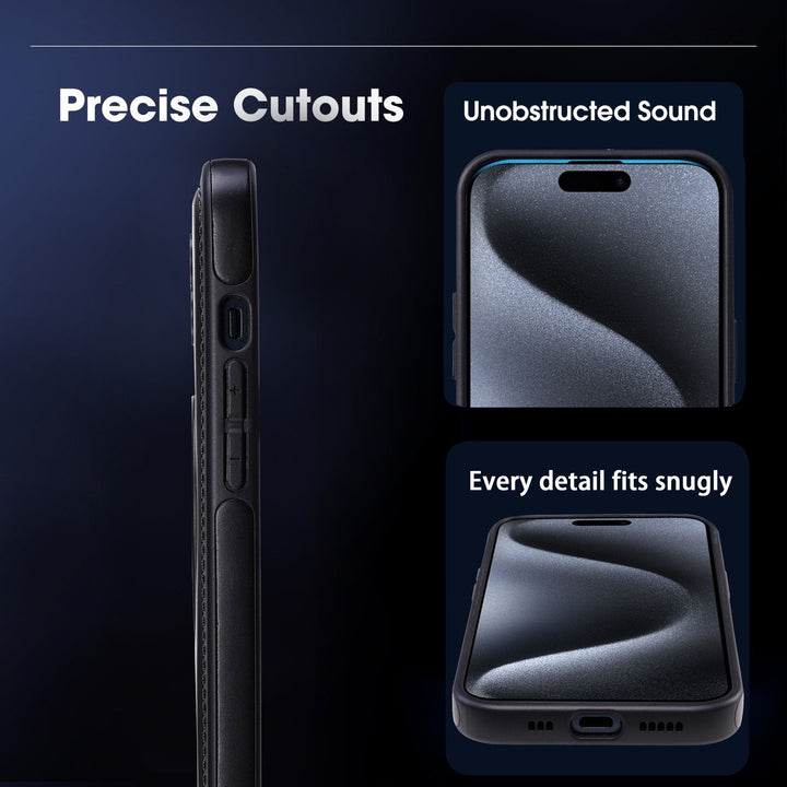 Lyxigt osynligt stativ iPhone-fodral