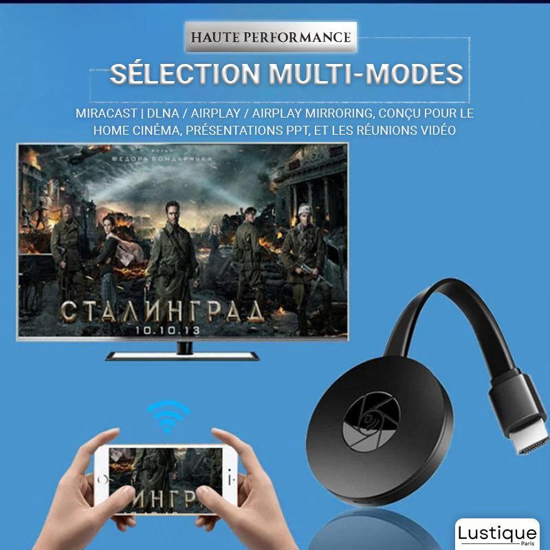 Trådlös HDMI Display Adapter | MediaLink 1080P WiFi Skärm Spegling för Android, iOS, Windows &amp; Mac