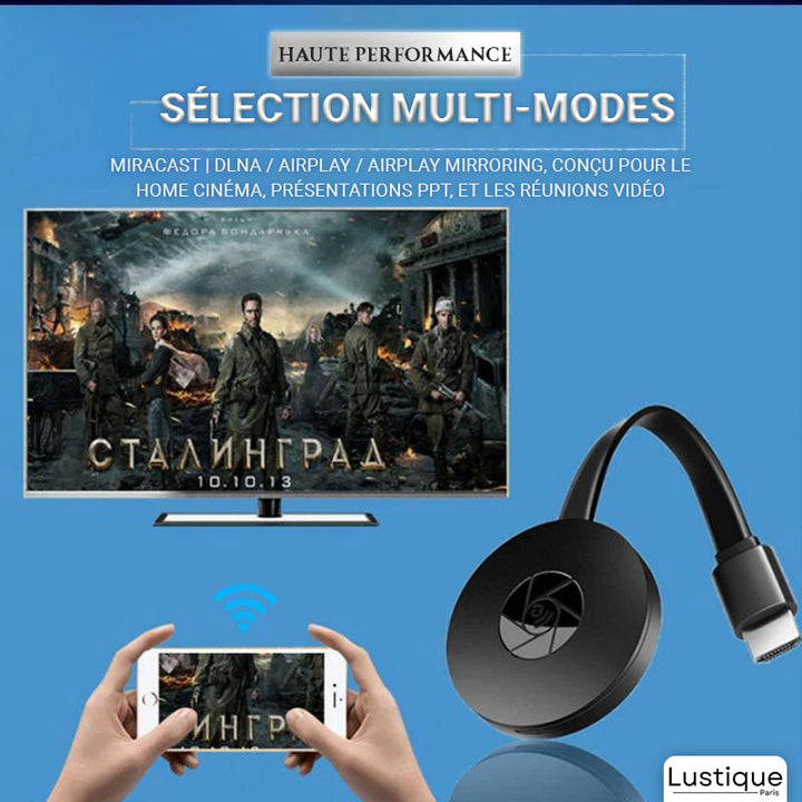 Trådlös HDMI Display Adapter | MediaLink 1080P WiFi Skärm Spegling för Android, iOS, Windows &amp; Mac