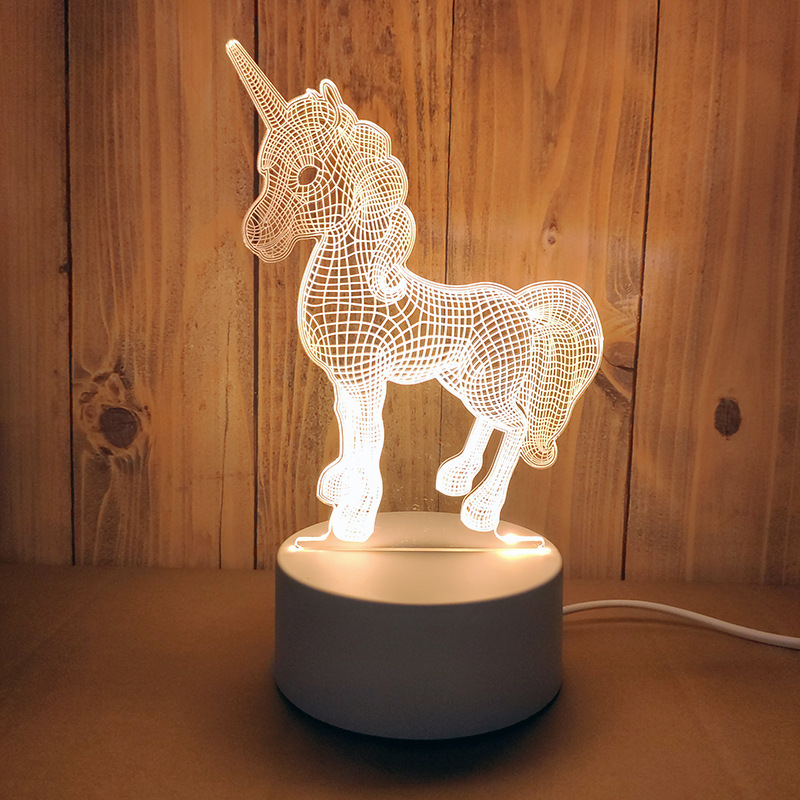 3D Nattlampa Usb