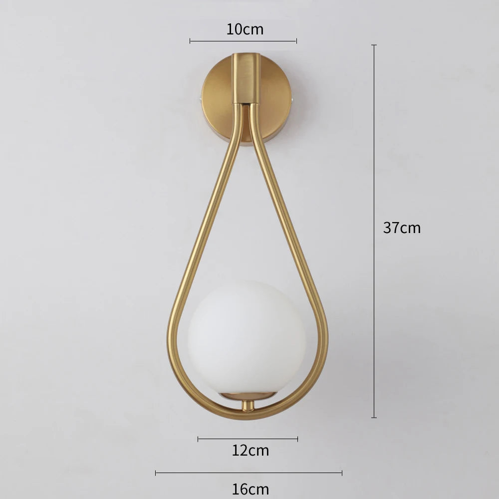 Ljus - Vägglampa från mitten av seklet