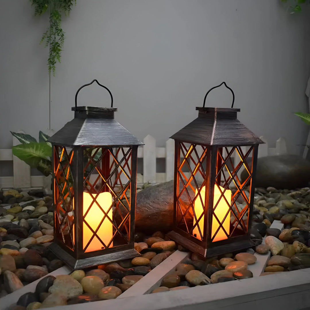LumiCrest – Vintage Solenergi Trädgårdslampa