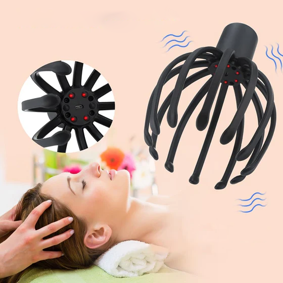 Bläckfiskhuvudmassagerare