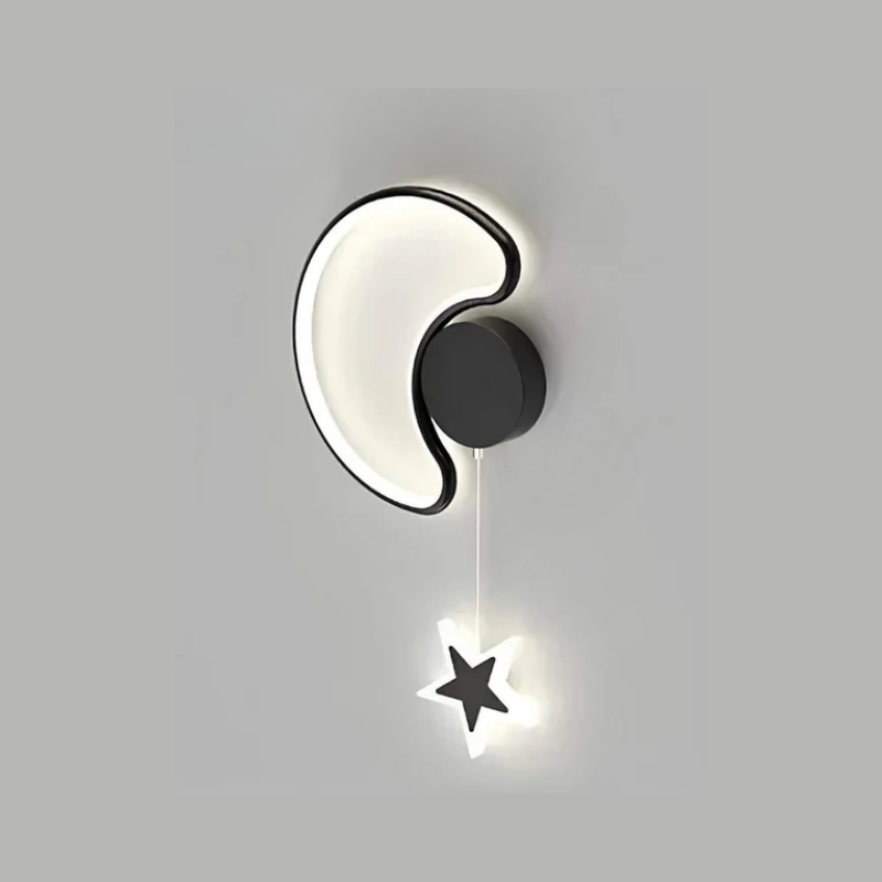 DreamLight | Magisk Vägglampa med Moln, Stjärnor och Måne