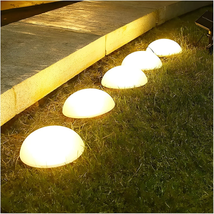 LumiGlobe – Soldriven Halvklot Trädgårdslampa