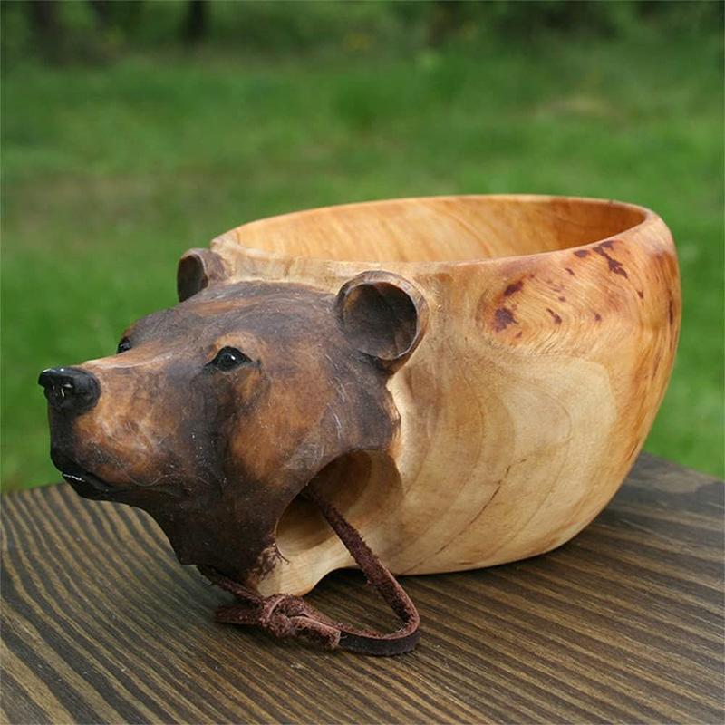 Handsnidad Djurod Wooden Cup