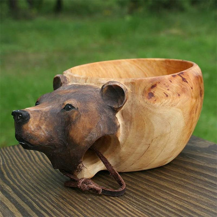 Handsnidad Djurod Wooden Cup