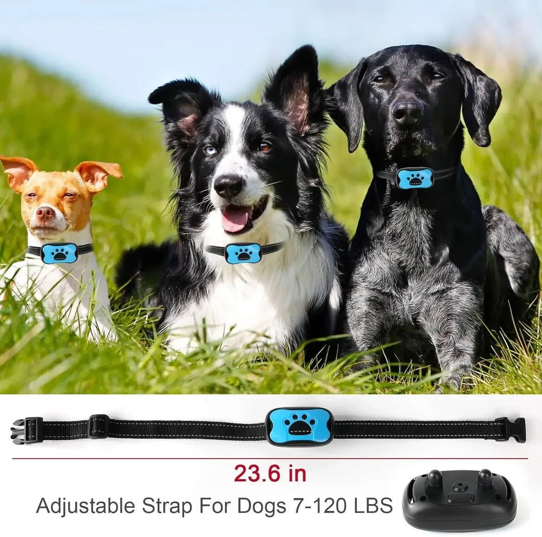 Anti-Bark Hundhalsband – Stoppa oönskat skällande med BarkBuddy vibrationsutbildningshalsband för hundar