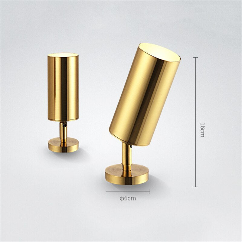 Nordisk Messing Guld Spotlights - 5W/10W LED-Lampa