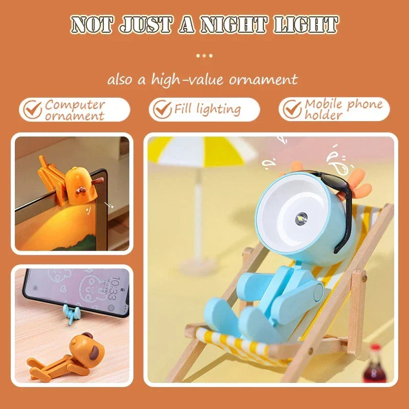 LED Student Söt Nattlampa