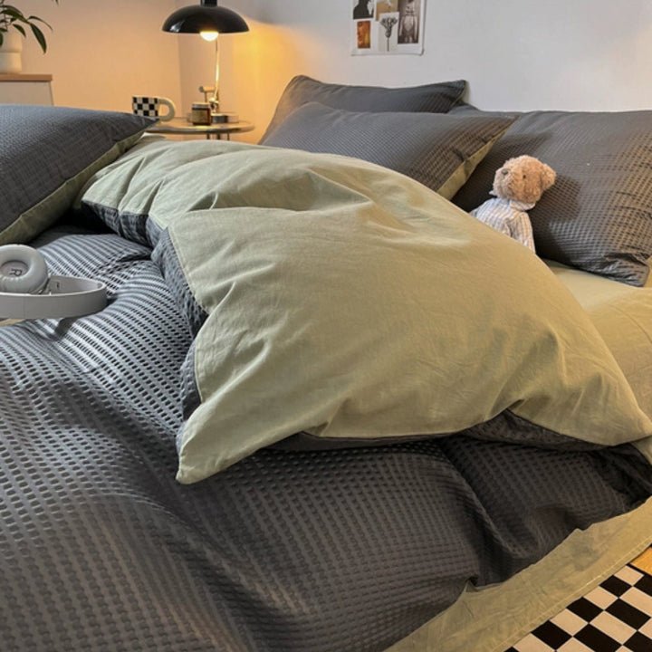 Beaumont Ultra-Mjuk Vaffel Duvet Set | 3-delars Set