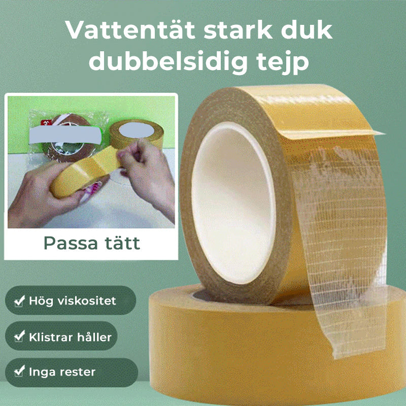 Vattentålig stark dubbelhäftande tejp