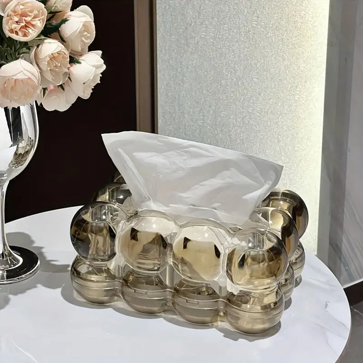 LumiScape Papperslåda – Skulptural Akryl Design för Modern Elegans