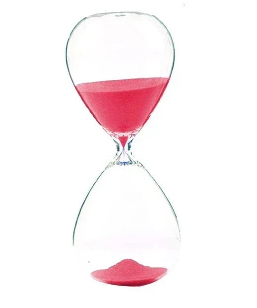 Kreativ transparent timglas av glas