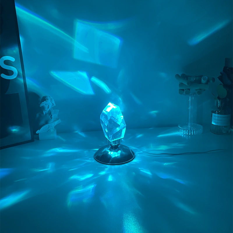 Kristallbordslampa