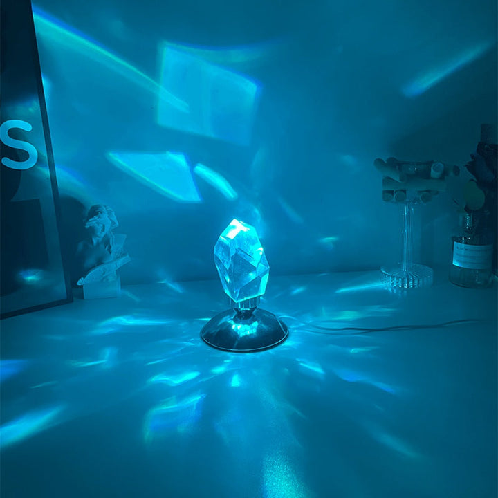 Kristallbordslampa