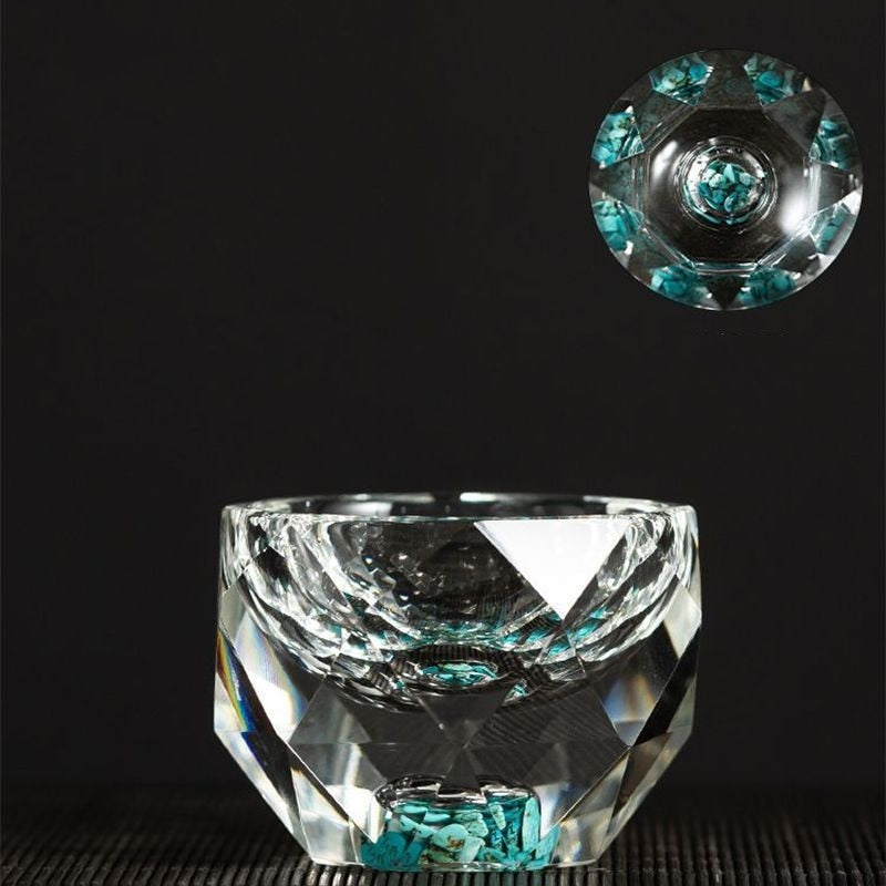 50ml diamant-skurna kristalldricksglas vodka shotglas vinglas whiskeyglas sprit sake soju konjak tekopp