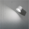 LED Vägglampor, Väggmonterade Lampor med Uppladdningsbart Batteri, 3 färgtemperaturer & 3 ljusstyrkenivåer, 360° Rotabel Magnetboll, Trådlösa Vägglampor för Studie, Läsning, Sängbord