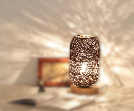 Bordslampa i rotting