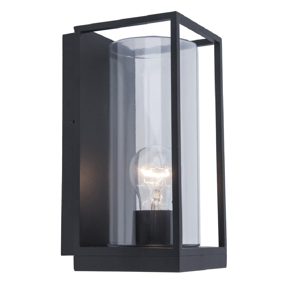 Lutec 5288803012 Flair Matt Black Utomhus Vintage Flush Lantern Vägglampa