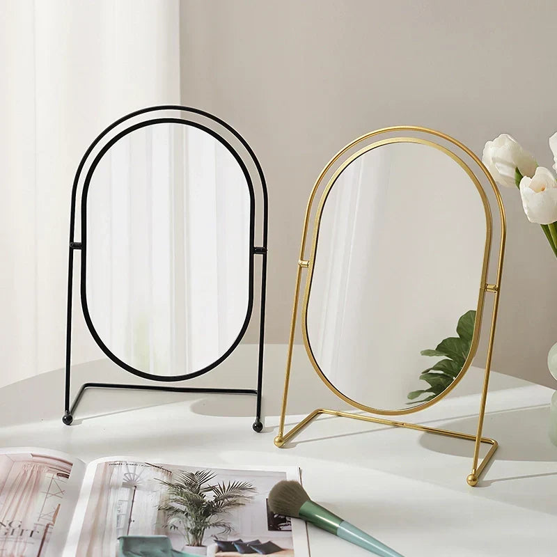 Stort Minimalistiskt Skrivbordsspegel för Makeup