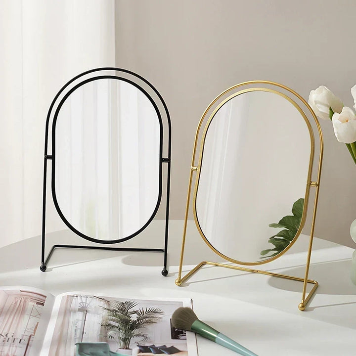 Stort Minimalistiskt Skrivbordsspegel för Makeup