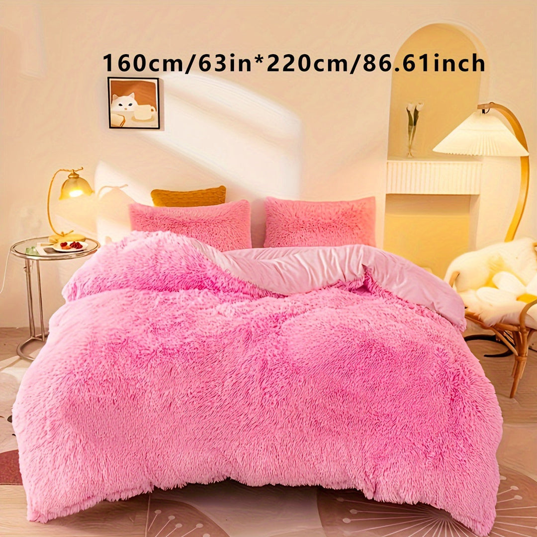 Lyxigt Sammet Duvet Täcke Set för Ultimat Komfort
