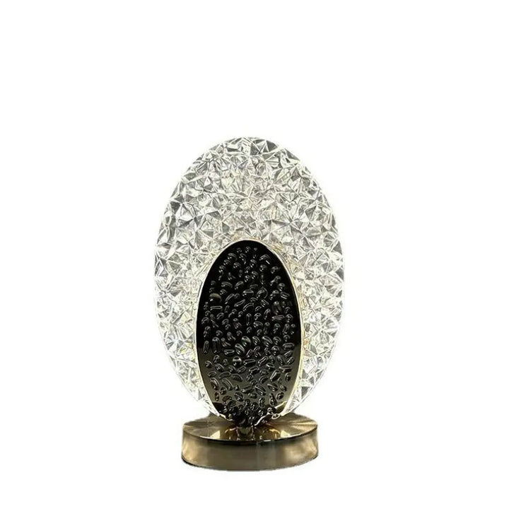 Modern &amp; Lyxig Påfågel Bordslampa - CrystalGlow