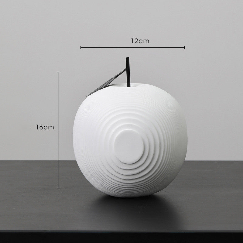 Monokrom Frukt Resin Dekor