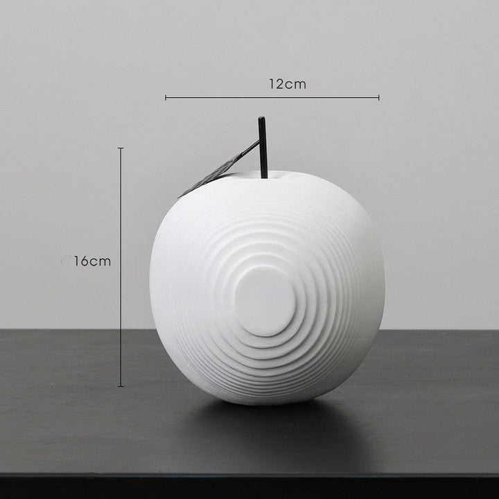 Monokrom Frukt Resin Dekor