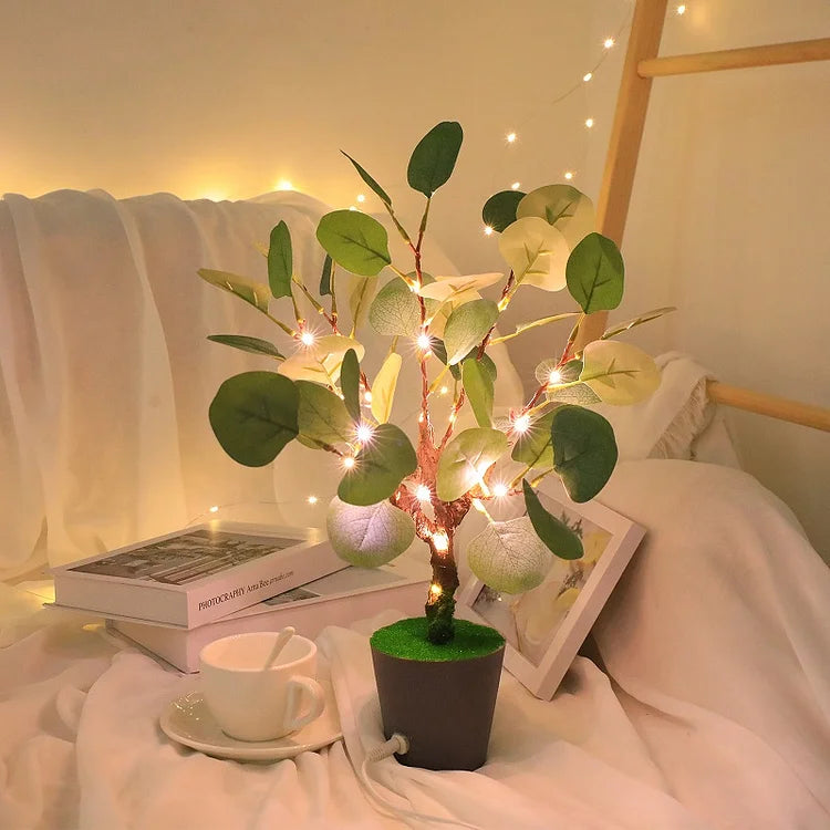 BranchGlow - LED Nattlampa med Festliga Grenar