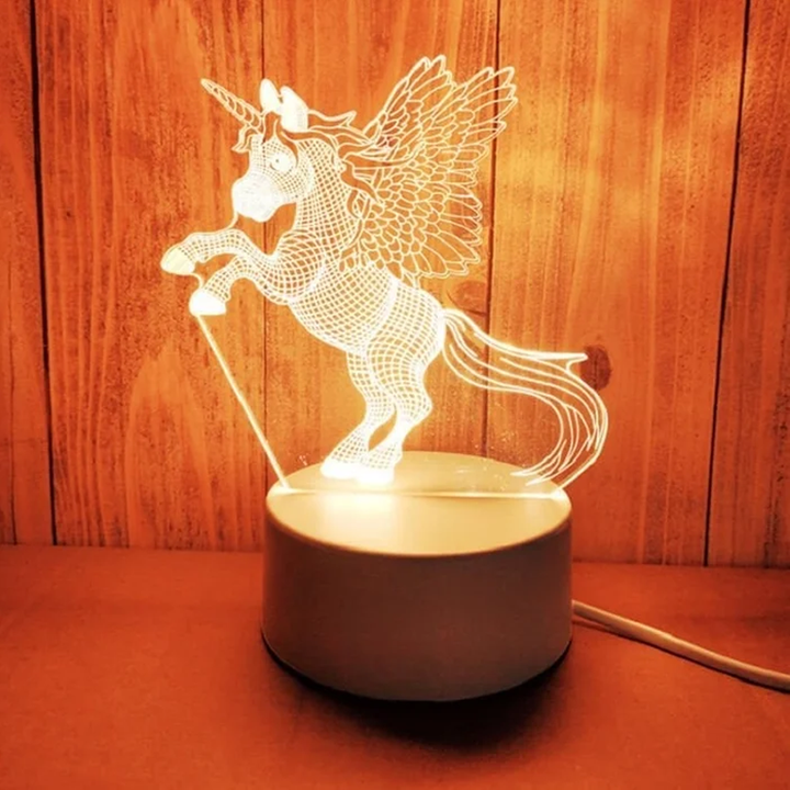 3D Nattlampa Usb