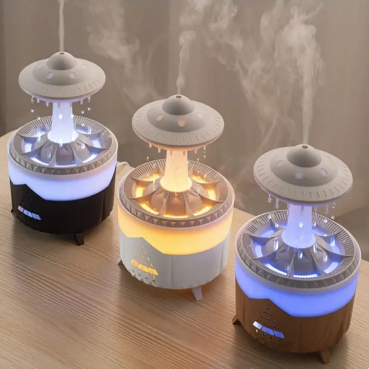 UFO Luftfuktare | Ultraljud Aromaterapi Diffusor med Fjärrkontroll - Grosven