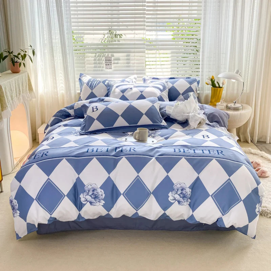 Lyxigt Duvet Täcke Set