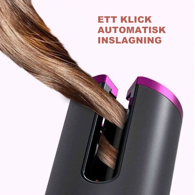 Trådlös automatisk roterande locktång