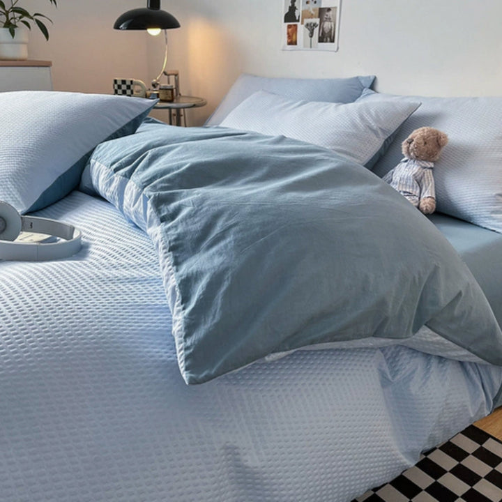 Beaumont Ultra-Mjuk Vaffel Duvet Set | 3-delars Set