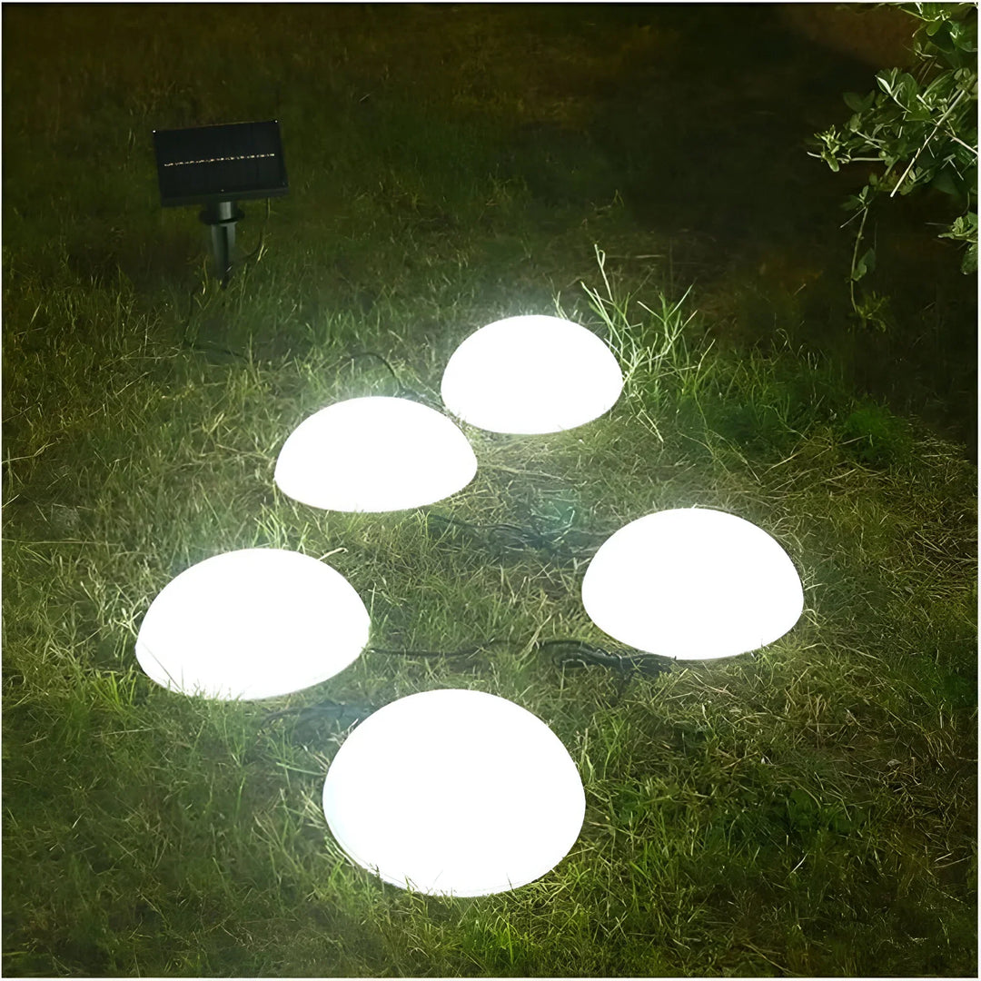 LumiGlobe – Soldriven Halvklot Trädgårdslampa