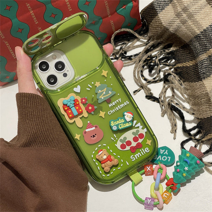 Julgran Hänge iPhone Fodral med Spegel