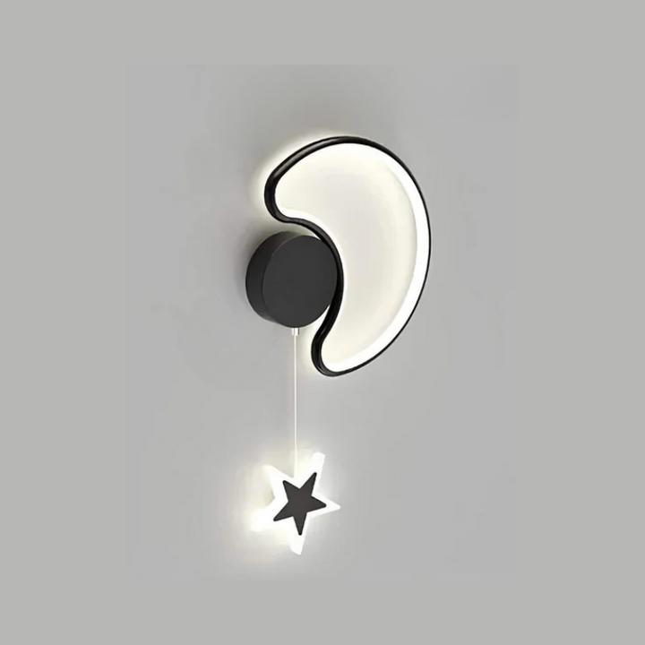 DreamLight | Magisk Vägglampa med Moln, Stjärnor och Måne