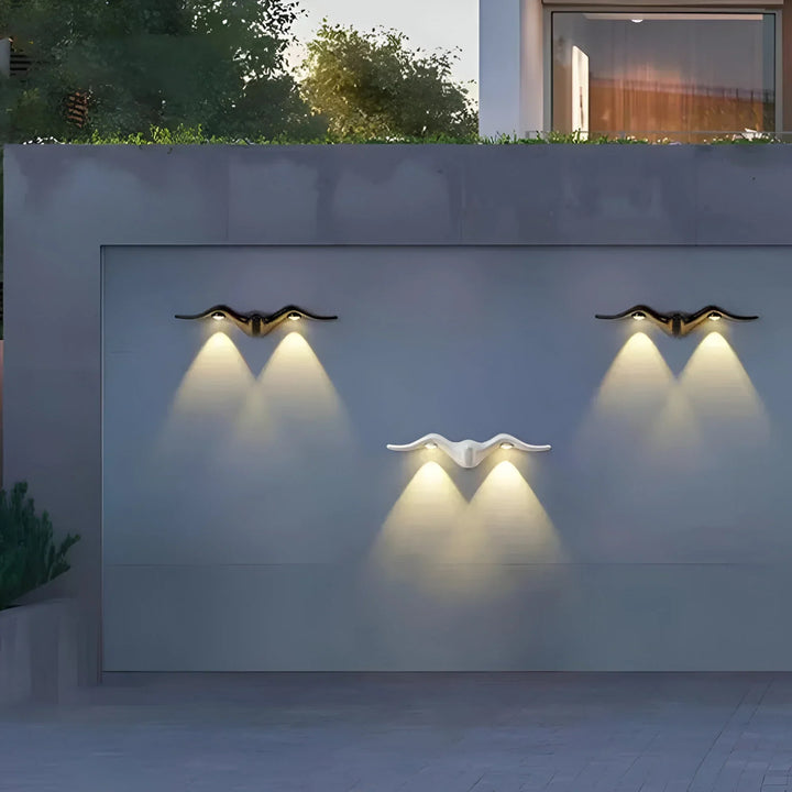 BrightGlow – Vattentät Nordisk Vägglampa