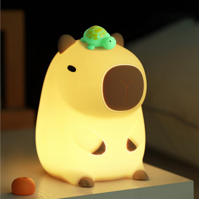 Bedårande Capybara Nattlampa