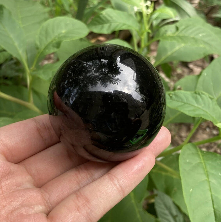 Obsidian Kristallboll Dekoration